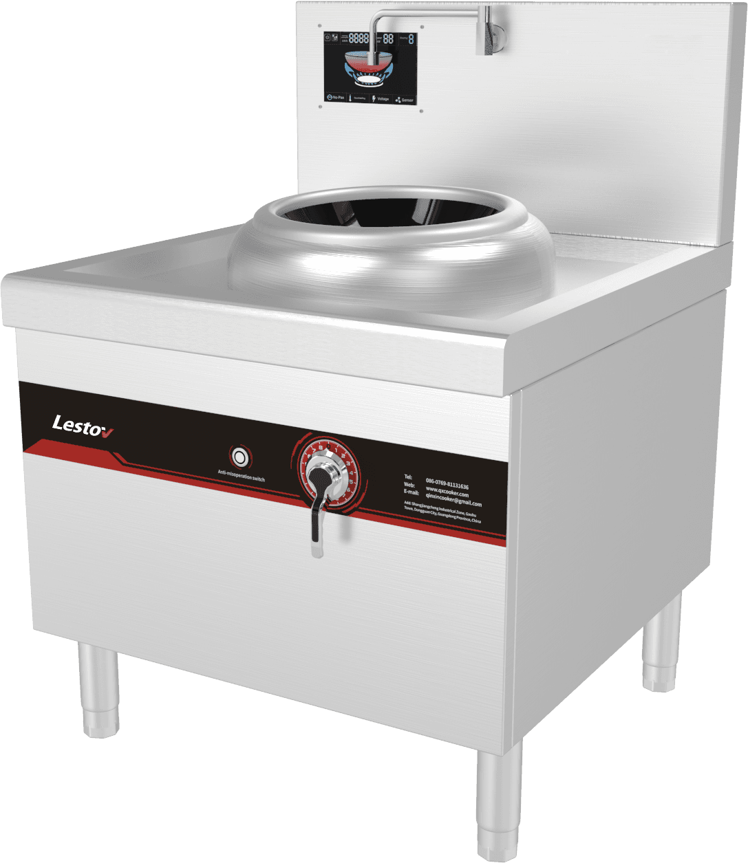 Single Burner Commercial Wok Range